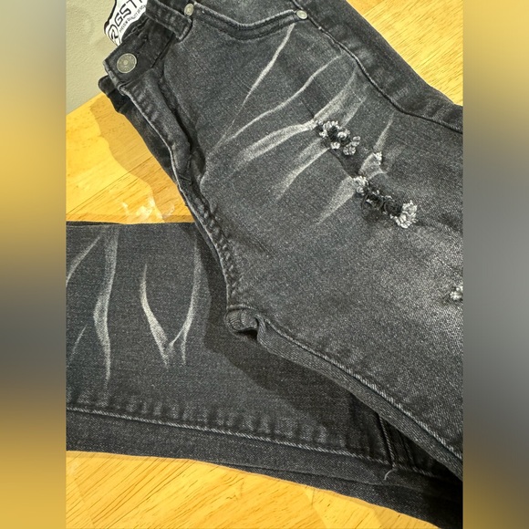 RGSTR Kid’s Black Distressed Skinny Jeans (Size 7) - Picture 7 of 7